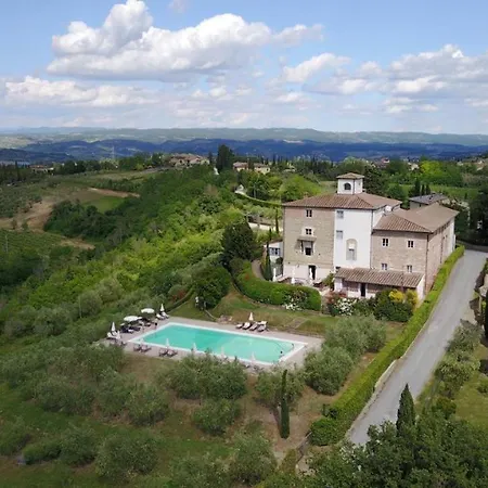 Apartment Castello Di Fulignano Soarzio Panoramic San Gimignano
