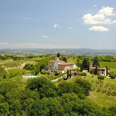 Castello Di Fulignano Soarzio Panoramic San Gimignano